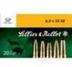 6.5X55mm 140 Grain Soft Point 20 Rounds Sellior & Bellot Ammunition