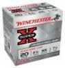 20 Gauge 2-3/4" Lead 7-1/2  1 oz 25 Rounds Winchester Shotgun Ammunition