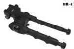 Accu-Tac BR-4 Bolt Action Bi-Pod, 5.3" - 6.75" Aluminum Flat Black Md: BRB0400