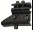 Harris No.4 Barrel CLAMPING Bipod Mount Black