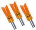 LUMENOK Lighted NOCK XBOW HD Orange Crescent EASTON Car 3Pk