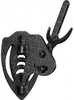 SKULL HOOKER WALL MOUNT MINI HOOKER BLACK