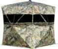 Rhino Ground Blind Mossy Oak Bu-Country 77"X77"X71" Tall