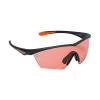 Beretta USA OC031A2354039FUNI Clash Shooting Glasses Scarlet Lens Black With Orange Accents Frame