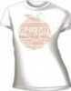 Real Tree WOMEN'S T-Shirt "Georgia Peach" 2X-Large Fitted White