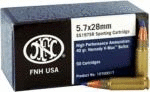 FN Ammo SS197SR 5.7X28 40 Grain Horn V-MAX 50 Rounds Model: 10700017