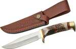 SZCO Steel Stag 5.75" Wolf Hunter W/Sheath