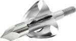 Flying Arrow BROADHEAD Toxic 125 Grains 7/8" Cut 3/Pk Silver