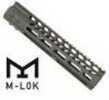 Guntec USA 10" Ultra Lightweight Thin M-LOK System Free Floating Handguard With Monolithic Top Rail