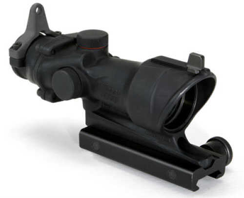 Trijicon 100091 ACOG 4x 32mm Obj 36.8 ft @ 100 yds FOV Black Matte Finish Illuminated Crosshair 223 Amber