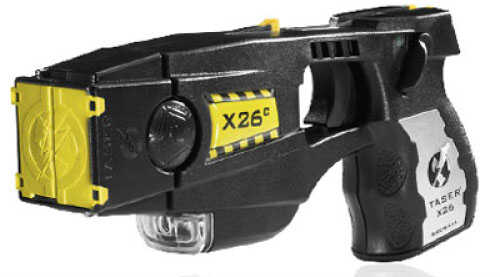 Taser X26C Black - 2 proBes Attached To 15 Foot Wire 10 Second Cycle Can Be Repeated Info Display Give You Battery
