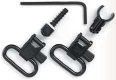 Uncle Mikes 12312 Shotgun Swivels QD Super Pumps And Autos 1" Quick Detach Black