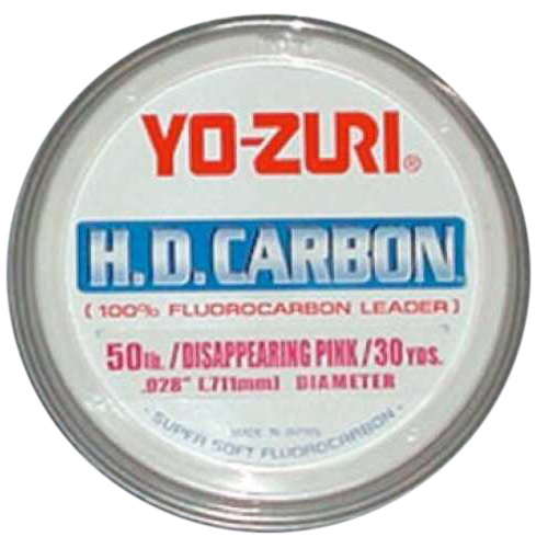 Yozuri HD Fluorocarbon Leader 30Yd 200Lb Disappearing Pink Md#: HD200LbDP