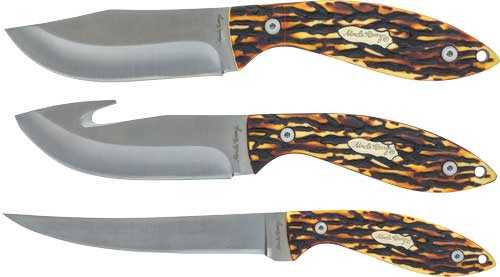 Uncle Henry Knife 3 Set Staglon With Poly Sheath Promoq3