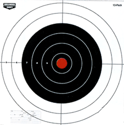 BC EZ-SCORE 12" BULLSEYE PAPER 13PK
