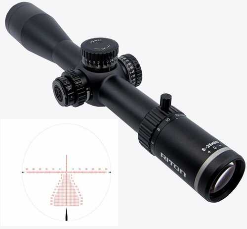 RITON 5 Conquer Scope 5-25X56 34MM FFP ILLUM PSR MRAD Black