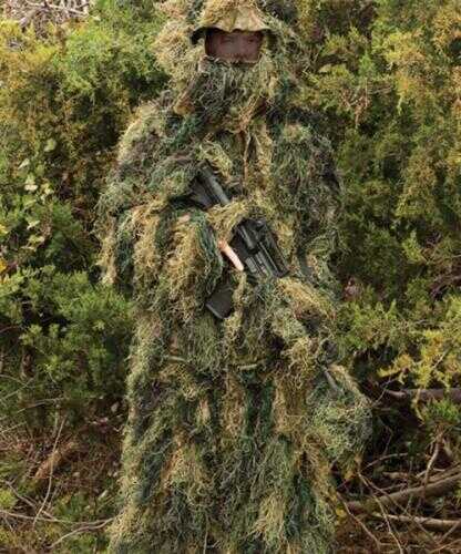 Red Rock GHILLIE Suit Woodland 5 Piece Adult Medium/Large