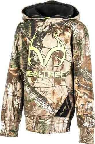 Realtree YOUTH'S HOODIE Medium Rt-XTRA Camo W/Logo