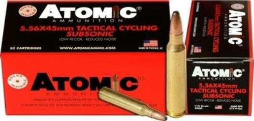 5.56mm Nato 112 Grain Soft Point 50 Rounds Atomic Ammunition