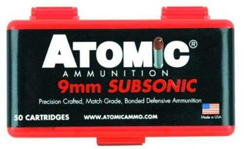 9mm Luger 147 Grain Hollow Point 50 Rounds Atomic Ammunition