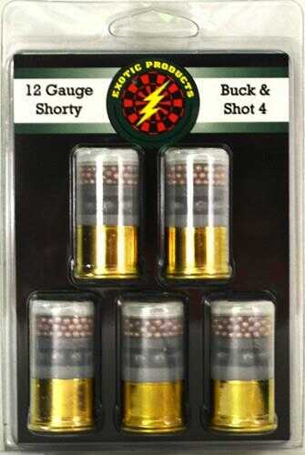 12 Gauge 1 3/4" Lead 4 & 7 1/4   5 Rounds Exotic Shotgun Ammunition