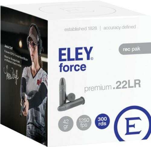 22 Long Rifle 42 Grain Lead Round Nose 300 Rounds ELEY Ammunition