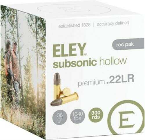 22 Long Rifle 40 Grain Hollow Point 300 Rounds ELEY Ammunition