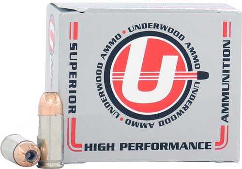 9mm Luger 124 Grain Jacketed Hollow Point 20 Rounds Underwood Ammunition