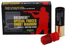 12 Gauge 2-3/4" Slug 1-1/4 oz 5 Rounds Brenneke Shotgun Ammunition
