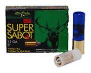 12 Gauge 3" Sabot Slug 1-1/8 oz 5 Rounds Brenneke Shotgun Ammunition
