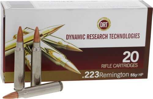 223 Rem 55 Grain Fragmenting Hollow Point 20 Rounds Dynamic Research Ammunition 223 Remington