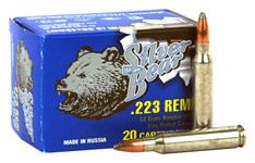 223 Rem 62 Grain Soft Point 20 Rounds BEAR Ammunition 223 Remington
