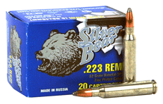 223 Rem 62 Grain Soft Point 20 Rounds BEAR Ammunition 223 Remington