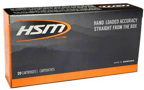 223 Win Super Short Mag 55 Grain Jacketed Hollow Point 20 Rounds HSM Ammunition Winchester Magnum