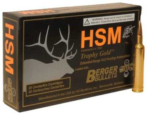 257 Weatherby Mag 115 Grain Hollow Point 20 Rounds HSM Ammunition Magnum