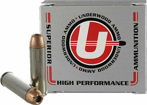 500 S&W 350 Grain Jacketed Hollow Point 20 Rounds Underwood Ammunition