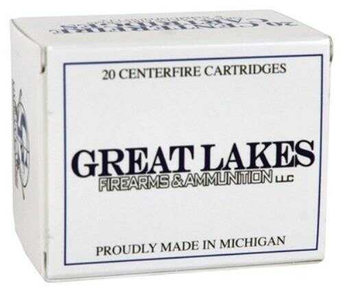 500 S&W 330 Grain Lead Round Nose 20 Rounds Great Lakes Ammunition