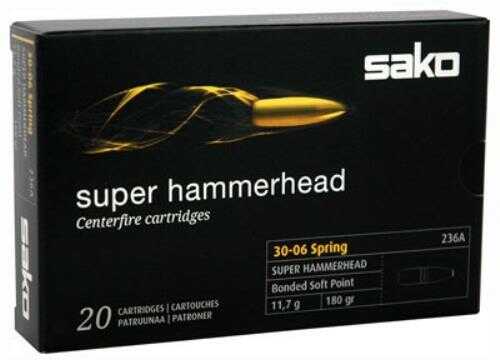 30-06 Springfield 180 Grain Soft Point 20 Rounds SAKO Ammunition