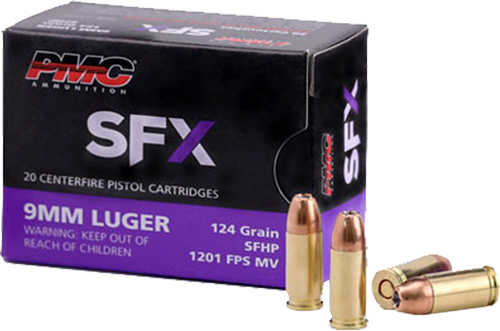PMC 9MM LUGER 124GR SFX HP 50BX