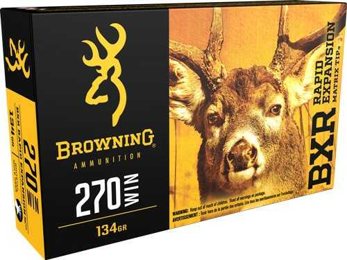 270 Win 134 Grain Ballistic Tip 20 Rounds Browning Ammunition 270 Winchester