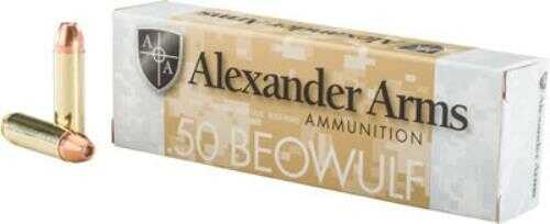 50 Beowulf 335 Grain Hollow Point 20 Rounds Alexander Arms Ammunition