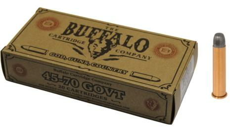 45-70 Government 405 Grain Lead Round Nose 20 Rounds Buffalo Cartridge Ammunition