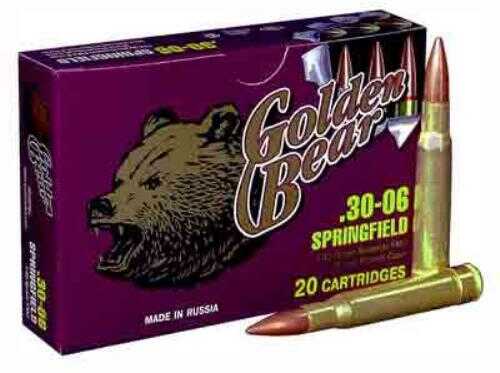 30-06 Springfield 145 Grain Full Metal Jacket 20 Rounds BEAR Ammunition