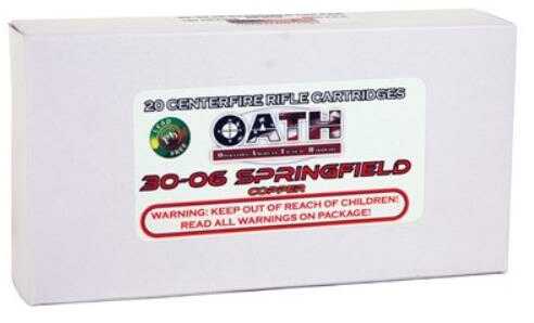 30-06 Springfield 180 Grain Full Metal Jacket 20 Rounds Oath Ammunition