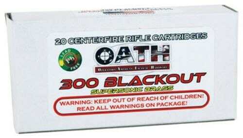 300 AAC Blackout 143 Grain Hollow Point 20 Rounds Oath Ammunition