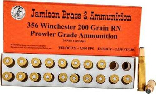 356 Win 200 Grain Lead Rounds Jamison Ammunition Winchester