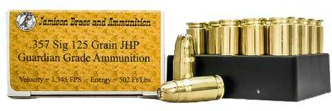 357 Sig 125 Grain Hollow Point 20 Rounds Jamison Ammunition