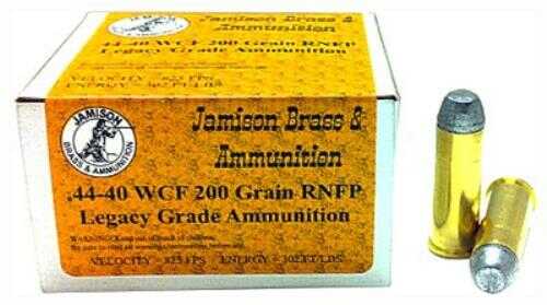 44-40 Win 200 Grain Lead Rounds Jamison Ammunition Winchester