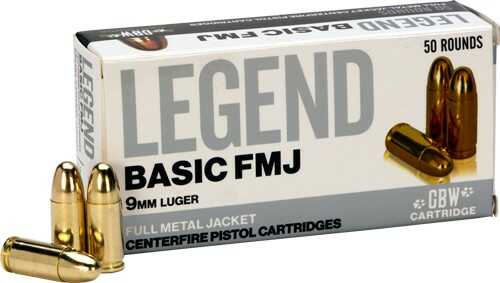 9mm Luger 124 Grain Hollow Point 50 Rounds GBW Ammunition