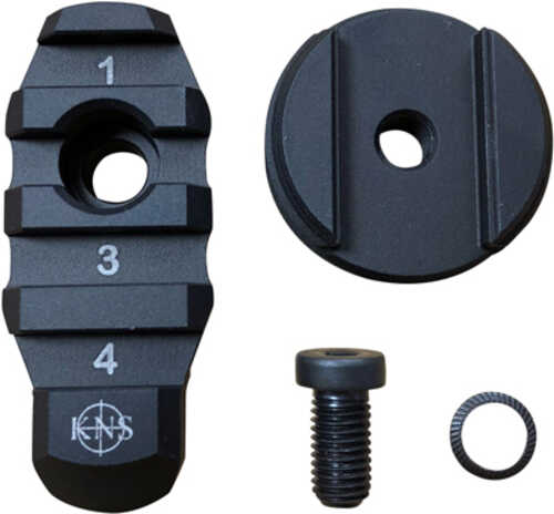 KNS Precision Inc. Stock Adapter with Flange Fits AR-15 Converts Buffer Tube to 1913 Rail Matte Finish Black AR-MCX Adap